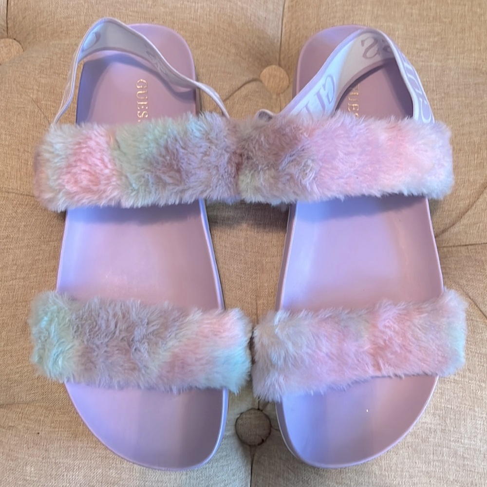 Guess - slides sandals - size 8